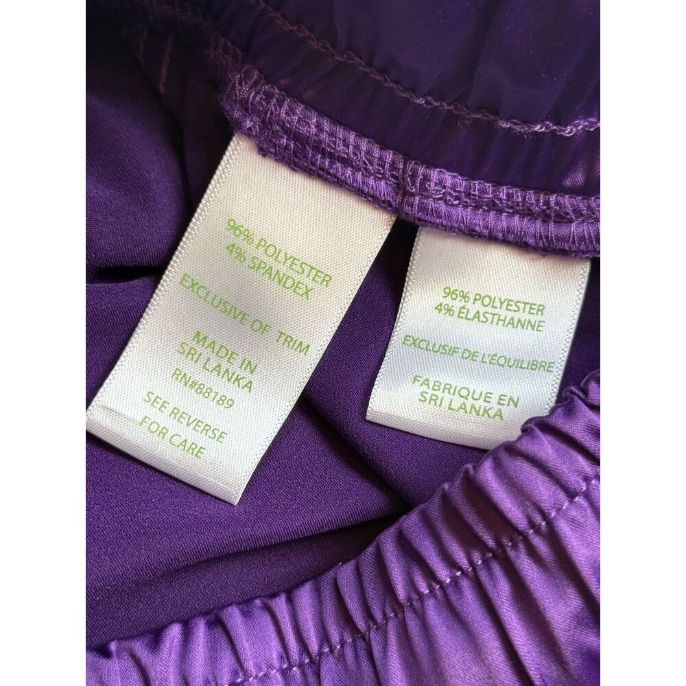Lilly Pulitzer 29” Julissa Stretch Pant In Purple Berry Sz XXS New - Picture 8 of 8